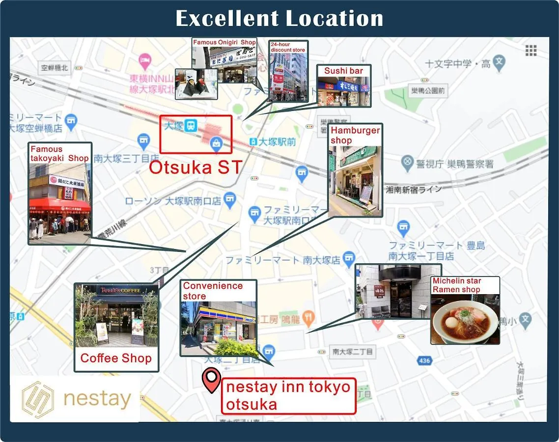 Nestay Inn Tokyo Otsuka 303 Апартаменты